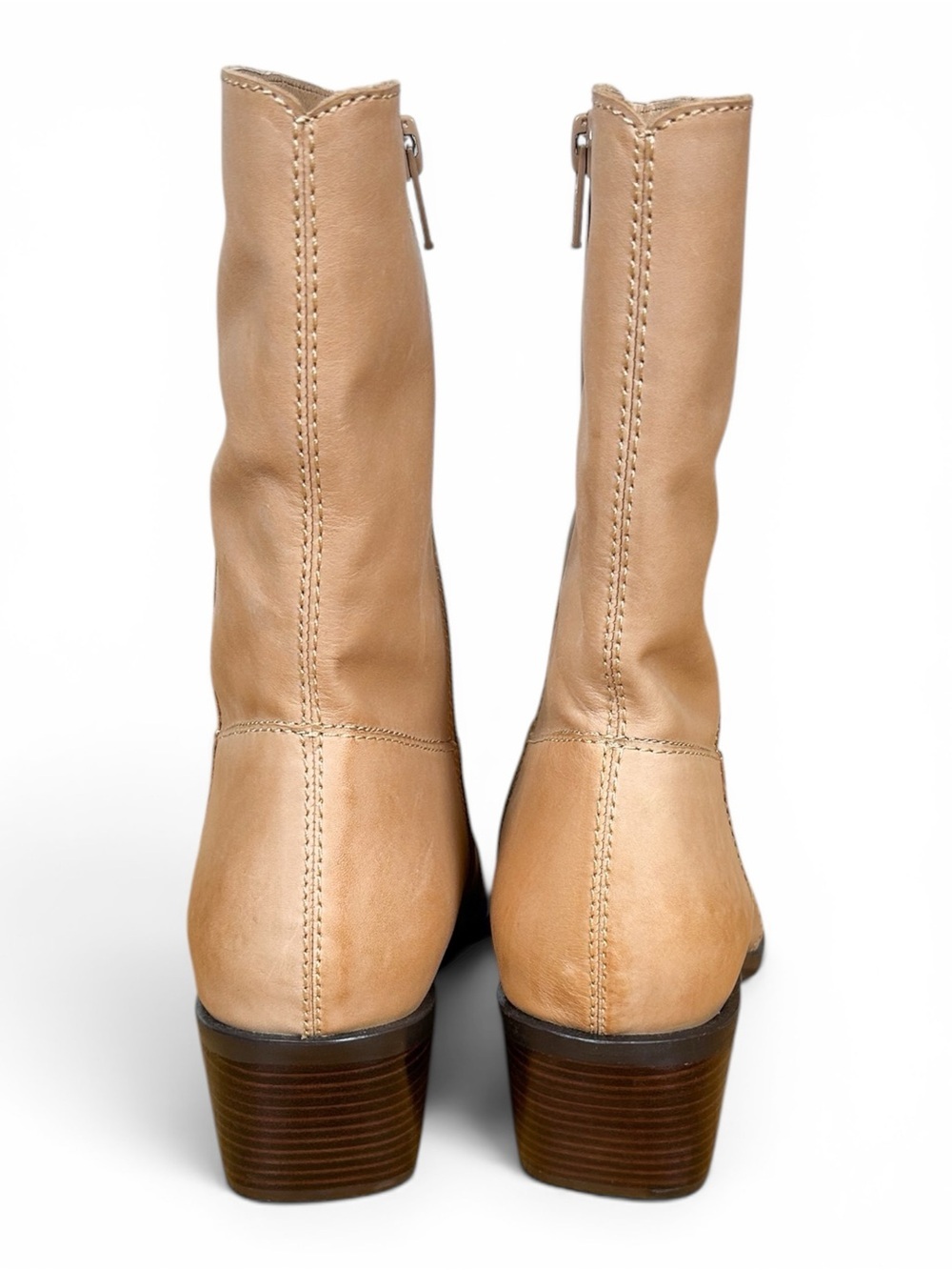 Intentionally Blank Mattie Heeled Boot Tan - Picture 7 of 9